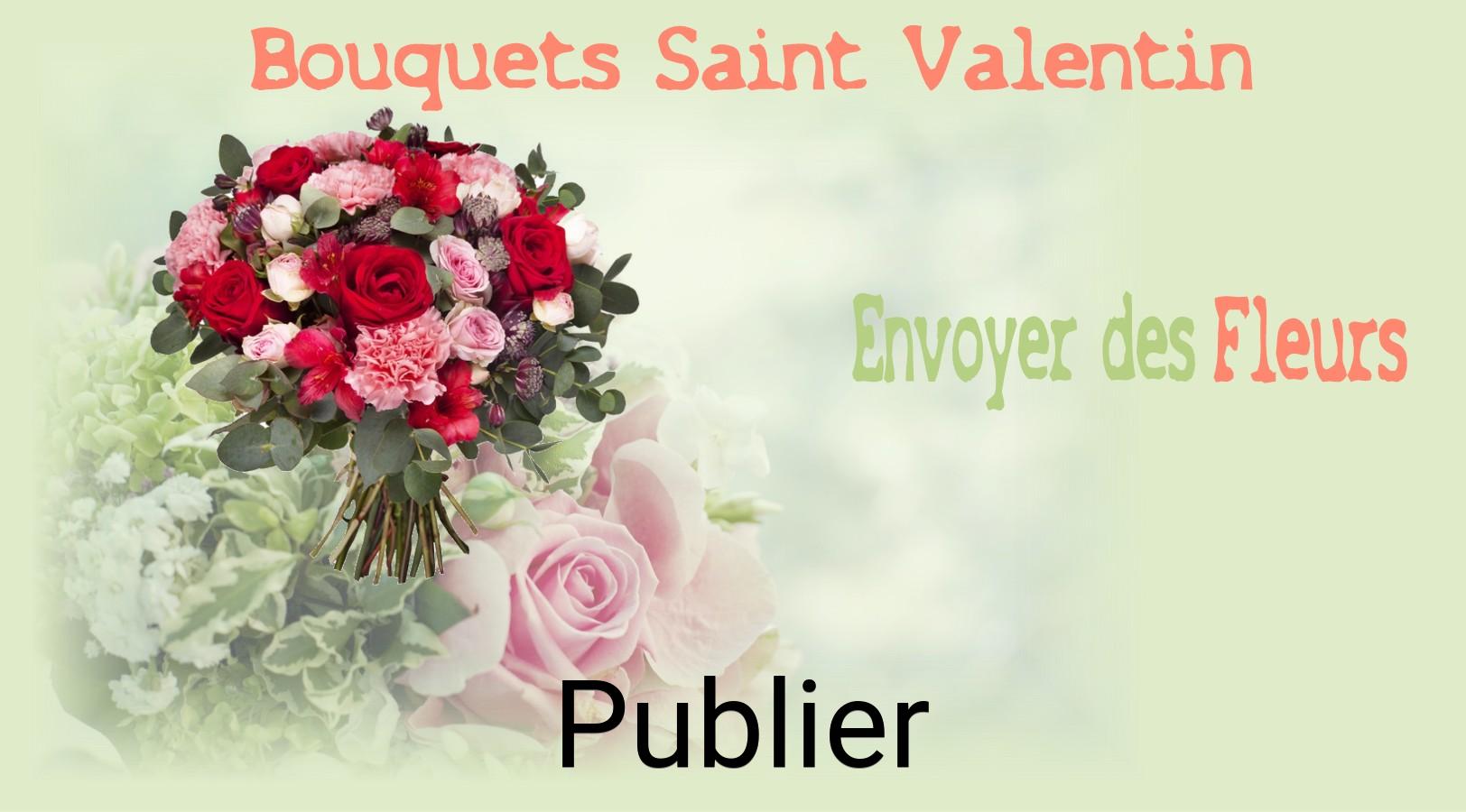 Roses de Saint-Valentin livrées à Publier